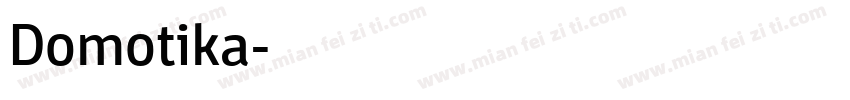 Domotika字体转换