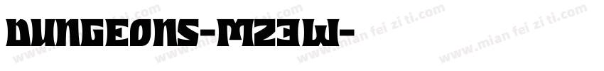 Dungeons-Mz3w字体转换