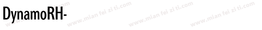 DynamoRH字体转换