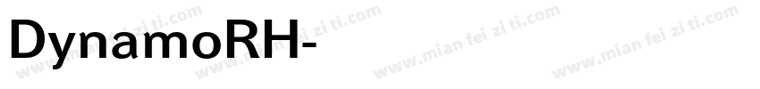 DynamoRH字体转换