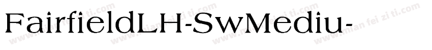 FairfieldLH-SwMediu字体转换