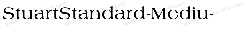StuartStandard-Mediu字体转换