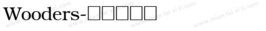 Wooders字体转换