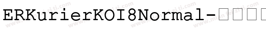 ERKurierKOI8Normal字体转换