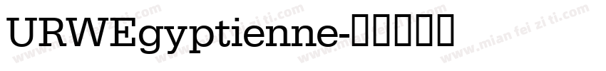 URWEgyptienne字体转换