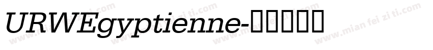 URWEgyptienne字体转换