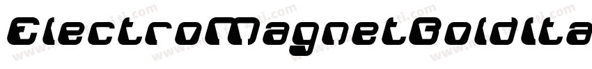 ElectroMagnetBoldItalic-AzV7字体转换