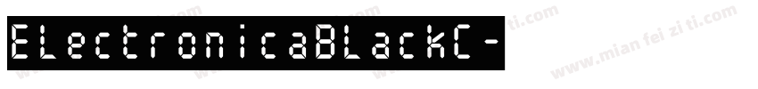 ElectronicaBlackC字体转换
