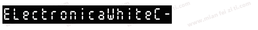 ElectronicaWhiteC字体转换