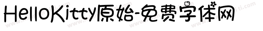 HelloKitty原始字体转换