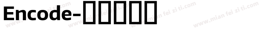 Encode字体转换