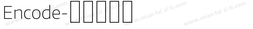 Encode字体转换