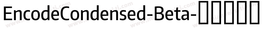 EncodeCondensed-Beta字体转换