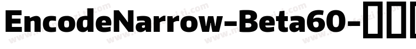 EncodeNarrow-Beta60字体转换