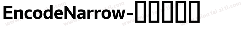 EncodeNarrow字体转换