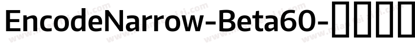 EncodeNarrow-Beta60字体转换