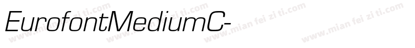 EurofontMediumC字体转换