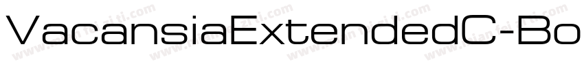 VacansiaExtendedC-Bo字体转换