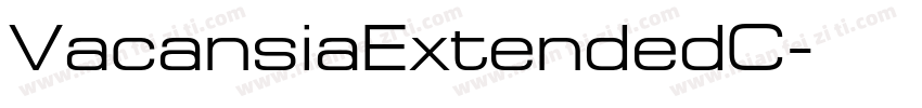VacansiaExtendedC字体转换