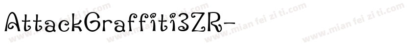 AttackGraffiti3ZR字体转换