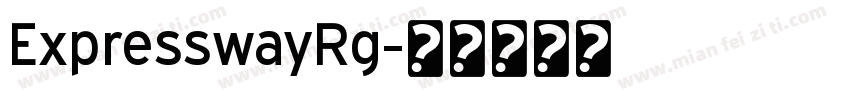 ExpresswayRg字体转换