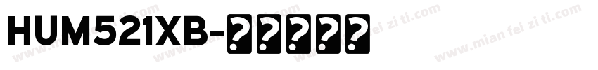HUM521XB字体转换