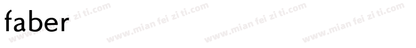 faber字体转换