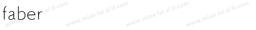 faber字体转换