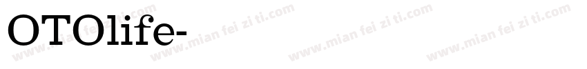 OTOlife字体转换