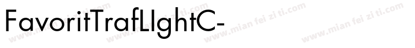 FavoritTrafLIghtC字体转换