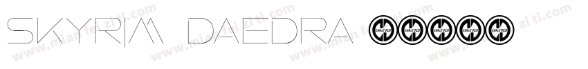 skyrim_daedra字体转换