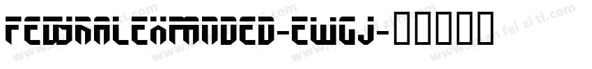FedyralExpanded-EwGj字体转换