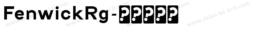 FenwickRg字体转换