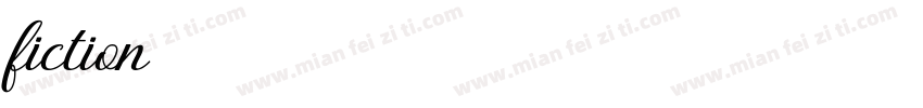 fiction字体转换