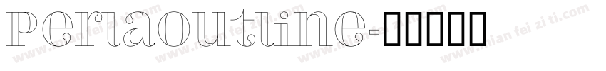 PerlaOutline字体转换