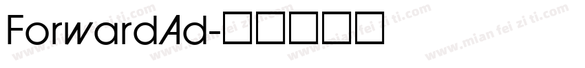 ForwardAd字体转换
