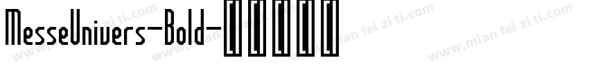 MesseUnivers-Bold字体转换