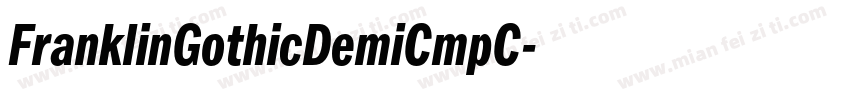 FranklinGothicDemiCmpC字体转换