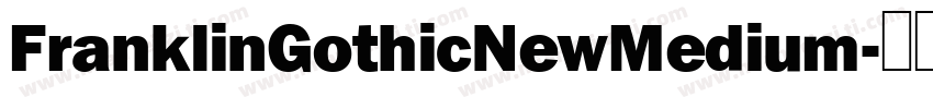 FranklinGothicNewMedium字体转换
