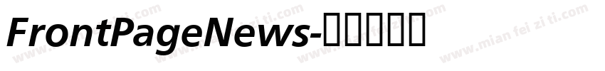 FrontPageNews字体转换