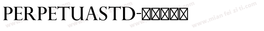 PerpetuaStd字体转换