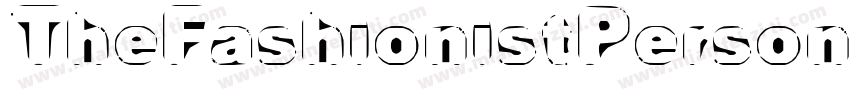TheFashionistPersona字体转换
