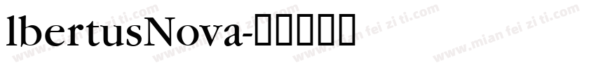 lbertusNova字体转换