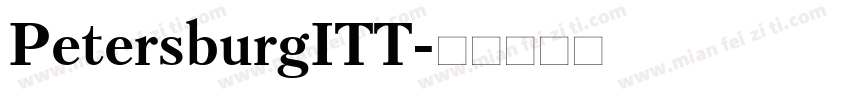 PetersburgITT字体转换