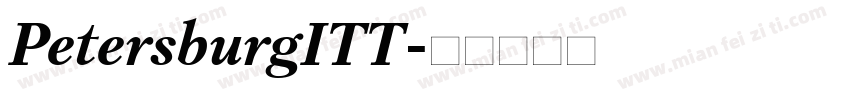 PetersburgITT字体转换