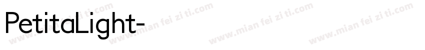 PetitaLight字体转换