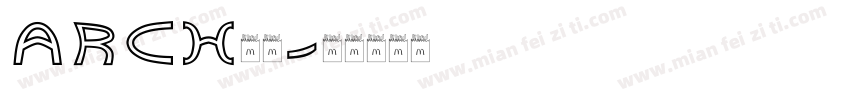 arch字体字体转换