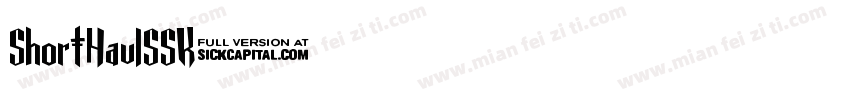 ShortHaulSSK字体转换