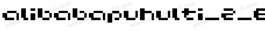 alibabapuhulti_2_85_bold字体转换