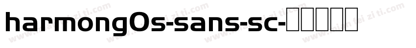 harmong0s-sans-sc字体转换